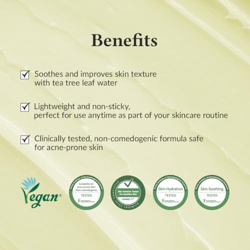 Dr.Althea 345 Relief Cream | Moisturizer for Soothing Recovery and Blemish Care with Tea Tree Leaf Water & Niacinamide | Korean Vegan Skin Care for Al