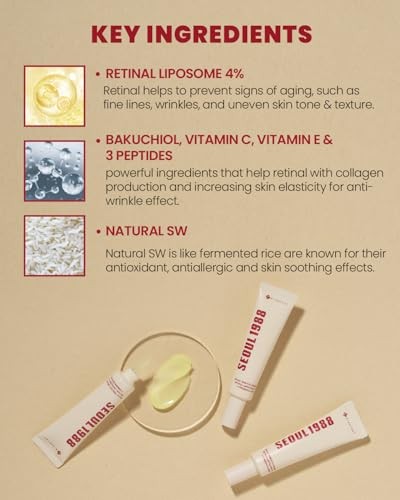 K-SECRET Seoul 1988 Eye Cream Retinal Liposome 4% + Fermented Bean 30 Ml