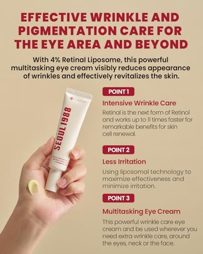 K-SECRET Seoul 1988 Eye Cream Retinal Liposome 4% + Fermented Bean 30 Ml