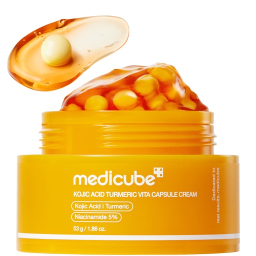 MEDICUBE - Kojic Acid Turmeric Vita Capsule Cream 50g